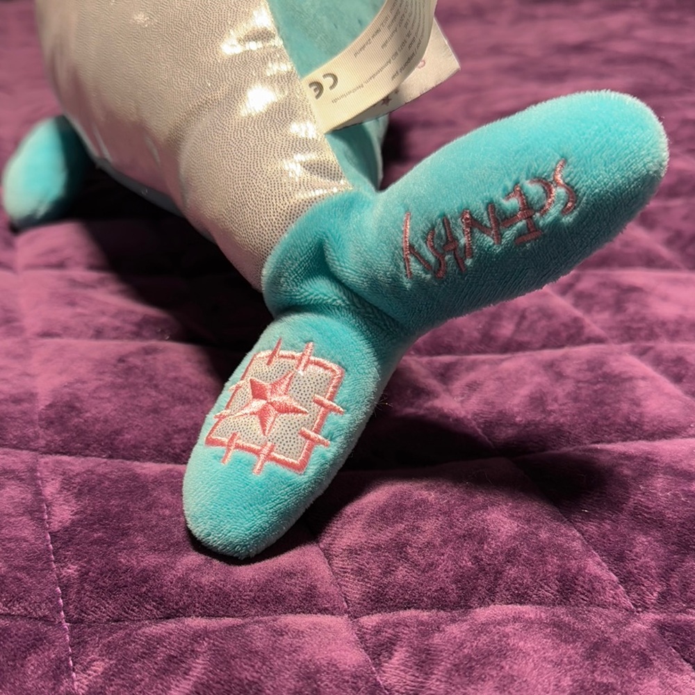 Blue Narwhal Plush Scentsy Buddy - Picture 4 of 6
